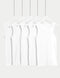 5pk Pure Cotton Vests (2-14 Yrs)